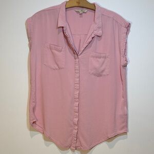Jach’s New York Girlfriend Light Pink Button-Down Short Sleeve Shirt